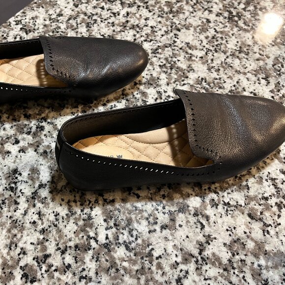 Birdies Starling Black Leather Loafer - Picture 3 of 6